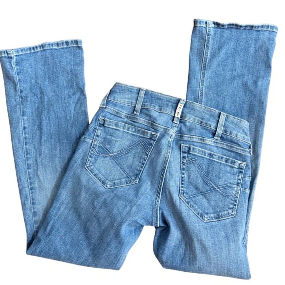 Ariat Classic Perfect Rise Blue Boot Cut Jeans Size 9 Short